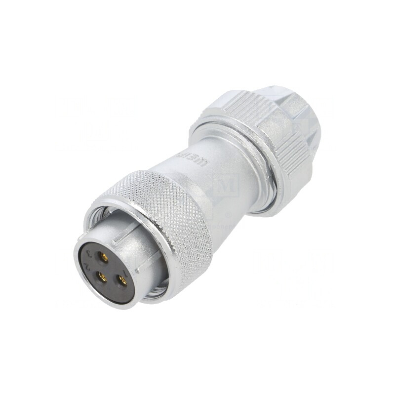 Mufă Mamă WF20 3 PIN IP67 25A 500V | Electronic-mag.ro | Componente Electronice