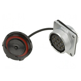 Soclu Mamă WF28 10 PIN IP67 25A 500V Aurit 11AWG | Electronic-mag.ro | Componente Electronice