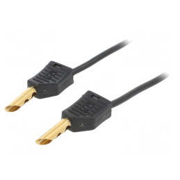 Cablu de măsurare 19A cu mufă banană 4 mm | Electronic-mag.ro | Componente Electronice