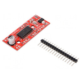 Controler Motor Pas cu Pas A3967 700mA 7-30V Roșu | Electronic-mag.ro | Componente Electronice