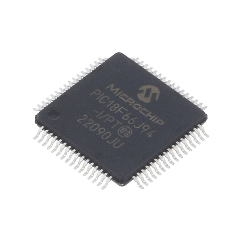 Microcontroler PIC18 64MHz 2-3,6V SMD TQFP64 | Electronic-mag.ro | Componente Electronice
