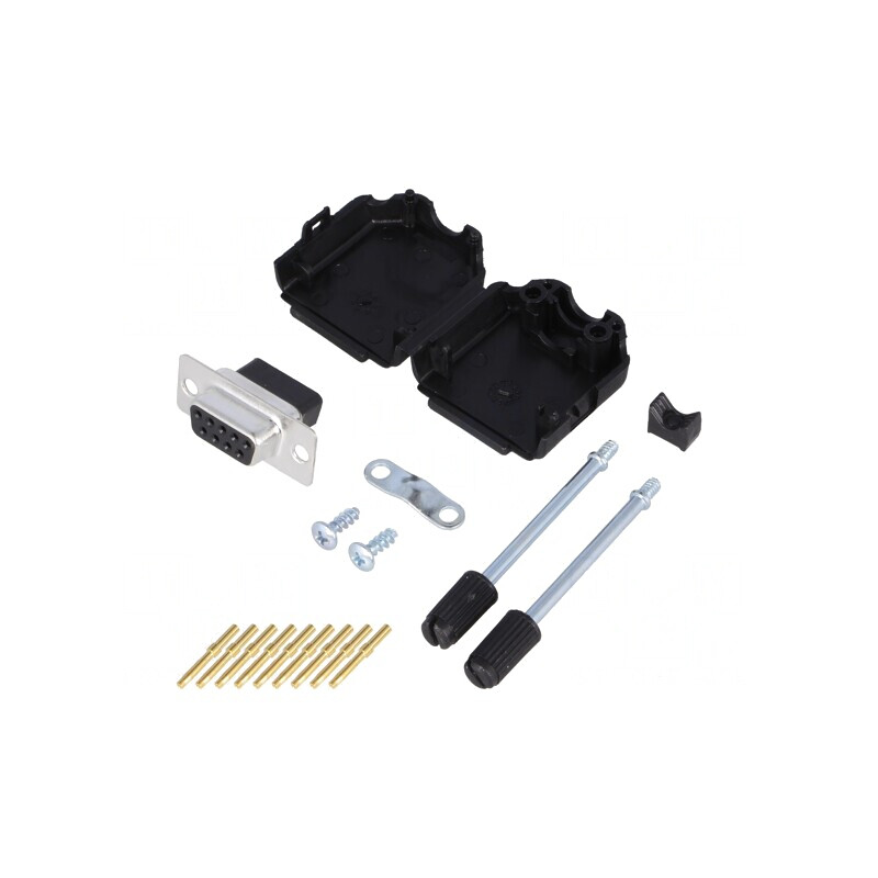 Mufă D-Sub 9 PIN Mamă Crimpată pe Cablu Neagră | Electronic-mag.ro | Componente Electronice Mufă D-Sub 9 PIN Mamă Crimpată pe Cablu Neagră | Electronic-mag.ro | Componente Electronice
