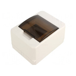Carcasă Aparatură Modulară 4 Module IP40 Albă | Electronic-mag.ro | Componente Electronice