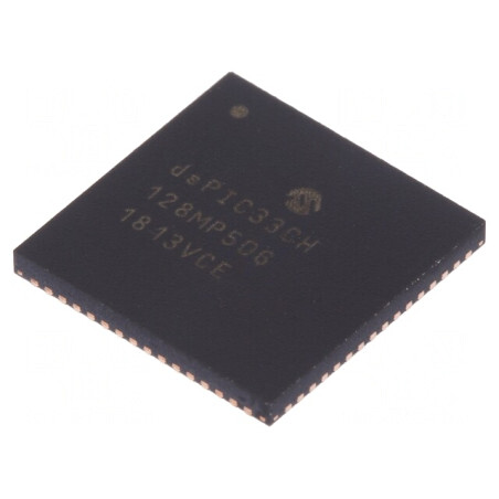 Microcontroler dsPIC 128kB 20kB SRAM QFN64 3-3.6VDC | Electronic-mag.ro | Componente Electronice