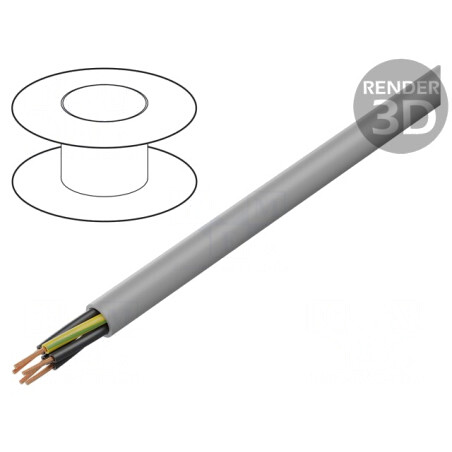 Cablu electric neecranat MEGAFLEX 500 5G0,5mm2 Gri 300V/500V | Electronic-mag.ro | Componente Electronice