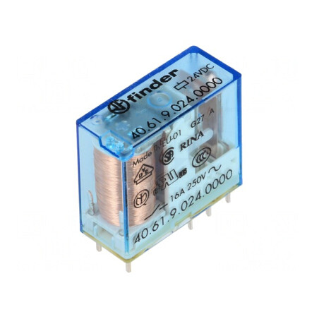 Releu Electromagnetic SPDT 24VDC 30A | Electronic-mag.ro | Componente Electronice