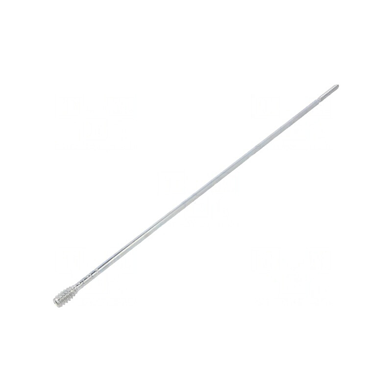 Șurub Lemn 6x400 Fără Cap HEX 4mm Oțel Zincat | Electronic-mag.ro | Componente Electronice