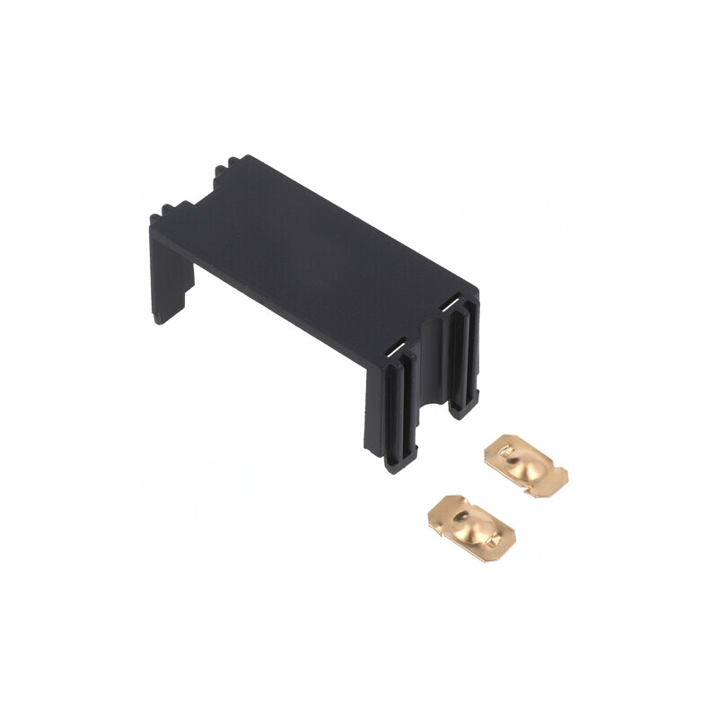 Compartiment baterii negru 25,8mm x 55,7mm | Electronic-mag.ro | Componente Electronice