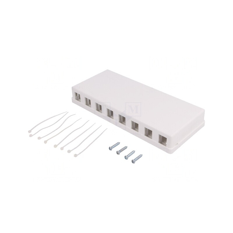 Soclu RJ45 Keystone Alb Murale Mamă | Electronic-mag.ro | Componente Electronice Soclu RJ45 Keystone Alb Murale Mamă | Electronic-mag.ro | Componente Electronice