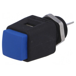 Clemă de laborator albastră 16A 70VDC nichelată | Electronic-mag.ro | Componente Electronice