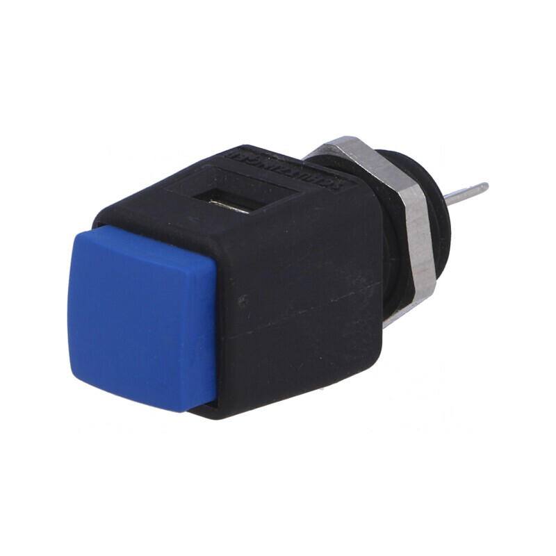 Clemă de laborator albastră 16A 70VDC nichelată | Electronic-mag.ro | Componente Electronice