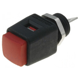 Clemă de laborator roşie 70VDC 16A 44mm | Electronic-mag.ro | Componente Electronice