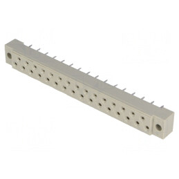 Soclu DIN 41617 mamă 31 pini THT 2,5mm 4A 250V | Electronic-mag.ro | Componente Electronice