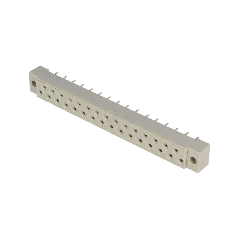 Soclu DIN 41617 mamă 31 pini THT 2,5mm 4A 250V | Electronic-mag.ro | Componente Electronice