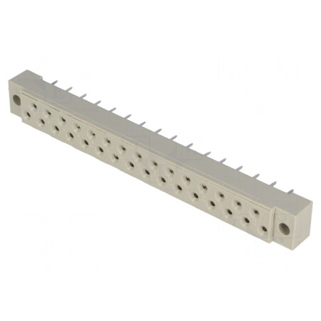 Soclu DIN 41617 mamă 31 pini THT 2,5mm 4A 250V | Electronic-mag.ro | Componente Electronice