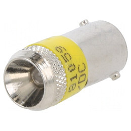 Lampă LED galbenă BA9S 110V | Electronic-mag.ro | Componente Electronice