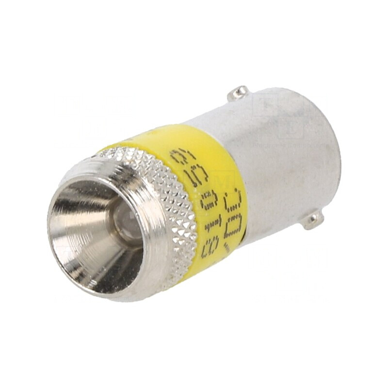 Lampă LED galbenă BA9S 110V | Electronic-mag.ro | Componente Electronice