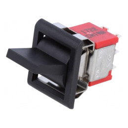 ROCKER DPDT ON-ON Neagră 2A/250VAC 5A/28VDC | Electronic-mag.ro | Componente Electronice