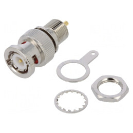 Conector BNC Tată Lipire 50Ω Aurit | Electronic-mag.ro | Componente Electronice