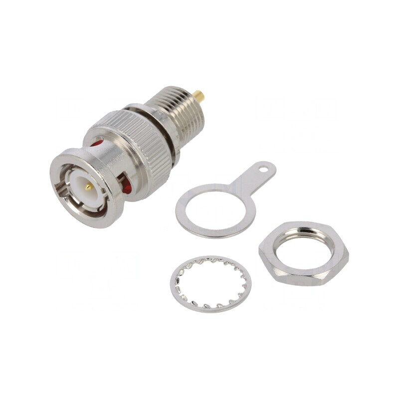 Conector BNC Tată Lipire 50Ω Aurit | Electronic-mag.ro | Componente Electronice