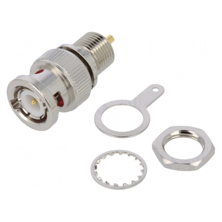 Conector BNC Tată Lipire 50Ω Aurit | Electronic-mag.ro | Componente Electronice