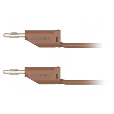 Cablu de măsurare 70VDC 33VAC 16A 4mm maro | Electronic-mag.ro | Componente Electronice