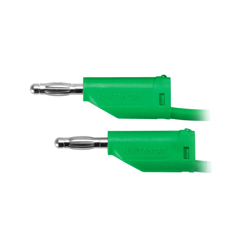 Cablu de măsurare verde 4mm 70VDC 33VAC 16A cu soclu axial | Electronic-mag.ro | Componente Electronice
