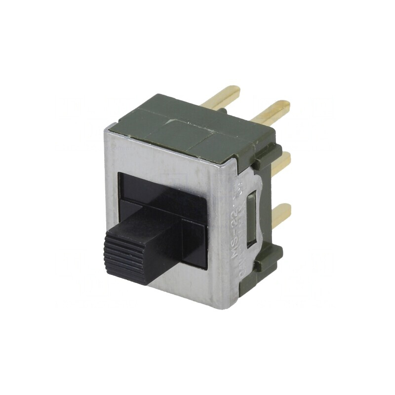 Comutator glisant DPDT 3 poziții 0,01A 28VAC 0,4A 28VDC | Electronic-mag.ro | Componente Electronice