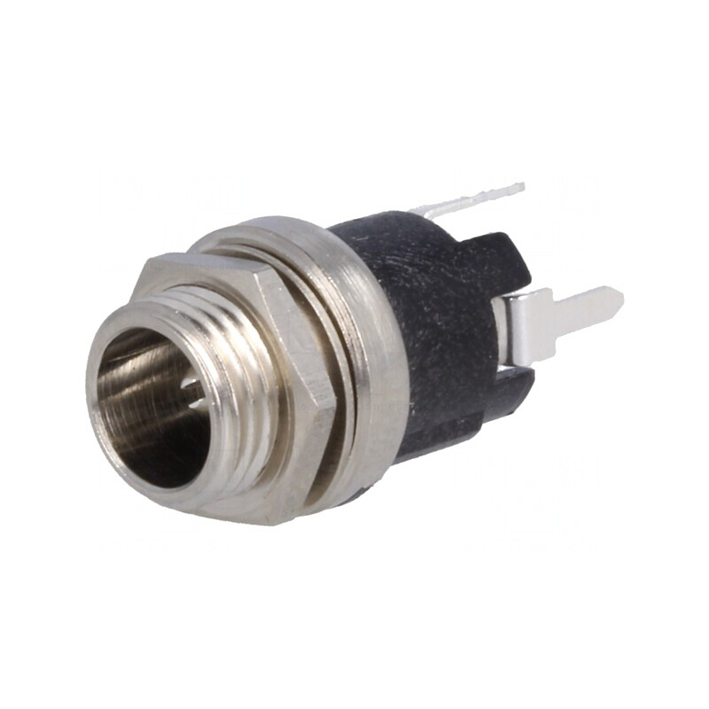 Conector Alimentare DC Tată 5.5mm x 2.1mm THT 5A | Electronic-mag.ro | Componente Electronice