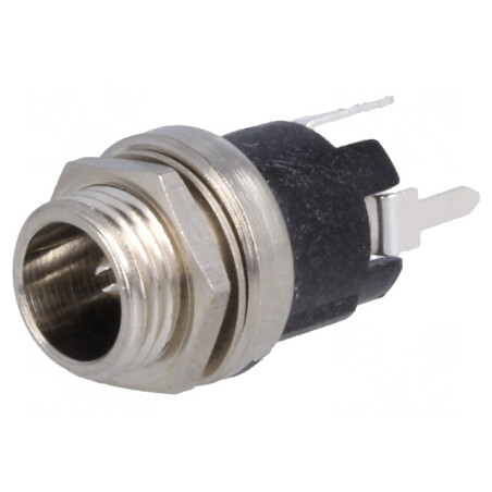 Conector Alimentare DC Tată 5.5mm x 2.1mm THT 5A | Electronic-mag.ro | Componente Electronice