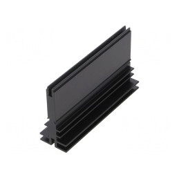 Radiator extrudat negru 94mm x 25mm TO218 TO220 TOP3 | Electronic-mag.ro | Componente Electronice