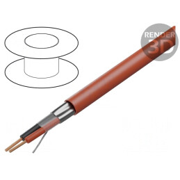 Cablu Difuzor 2x2,5mm² LSZH Roșu | Electronic-mag.ro | Componente Electronice
