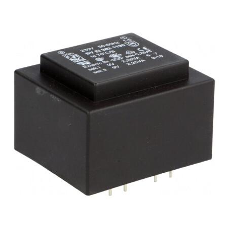Transformator Încapsulat 4,5VA 230V 9V 250mA PCB | Electronic-mag.ro | Componente Electronice