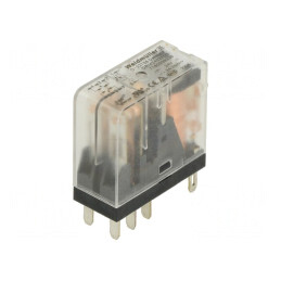 Releu Electromagnetic DPDT 24VDC 5A | Electronic-mag.ro | Componente Electronice