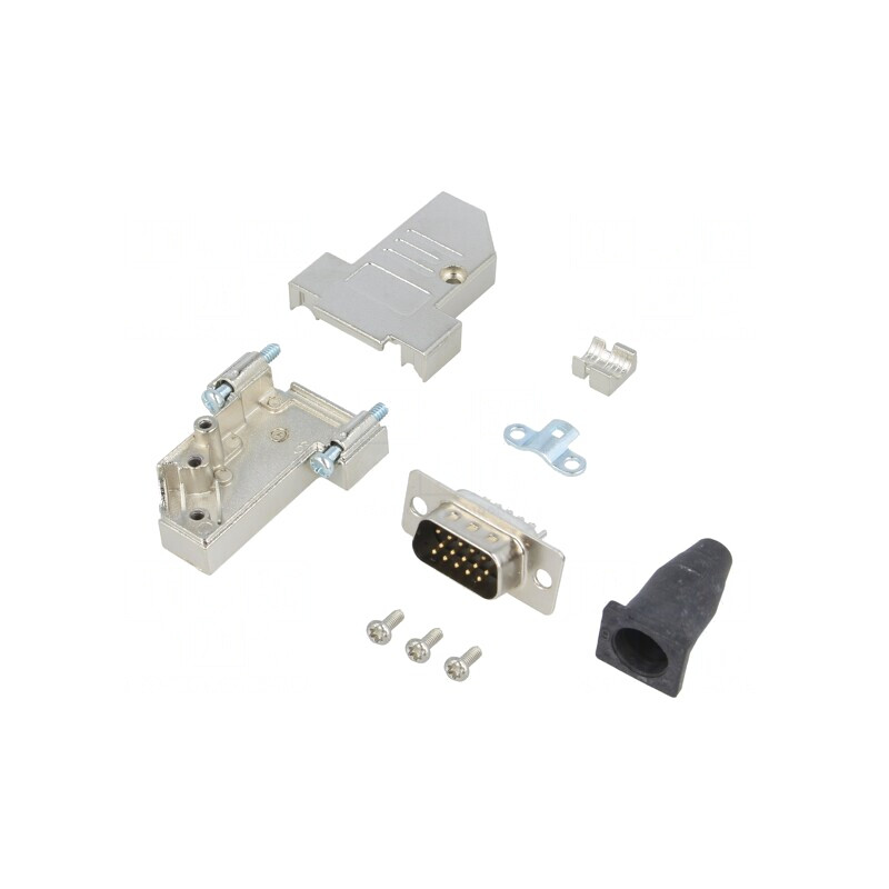 Mufă D-Sub 15 PIN Tată Lipire Neagră | Electronic-mag.ro | Componente Electronice Mufă D-Sub 15 PIN Tată Lipire Neagră | Electronic-mag.ro | Componente Electronice