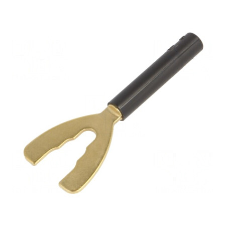 Mufă Furcă Banană 4mm 32A Neagră | Electronic-mag.ro | Componente Electronice