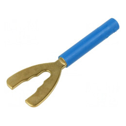 Mufă Furcă Banană 4mm 32A Albastră | Electronic-mag.ro | Componente Electronice