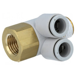 Racord Push-In 90° Filetat 1-10bar 5-60°C | Electronic-mag.ro | Componente Electronice