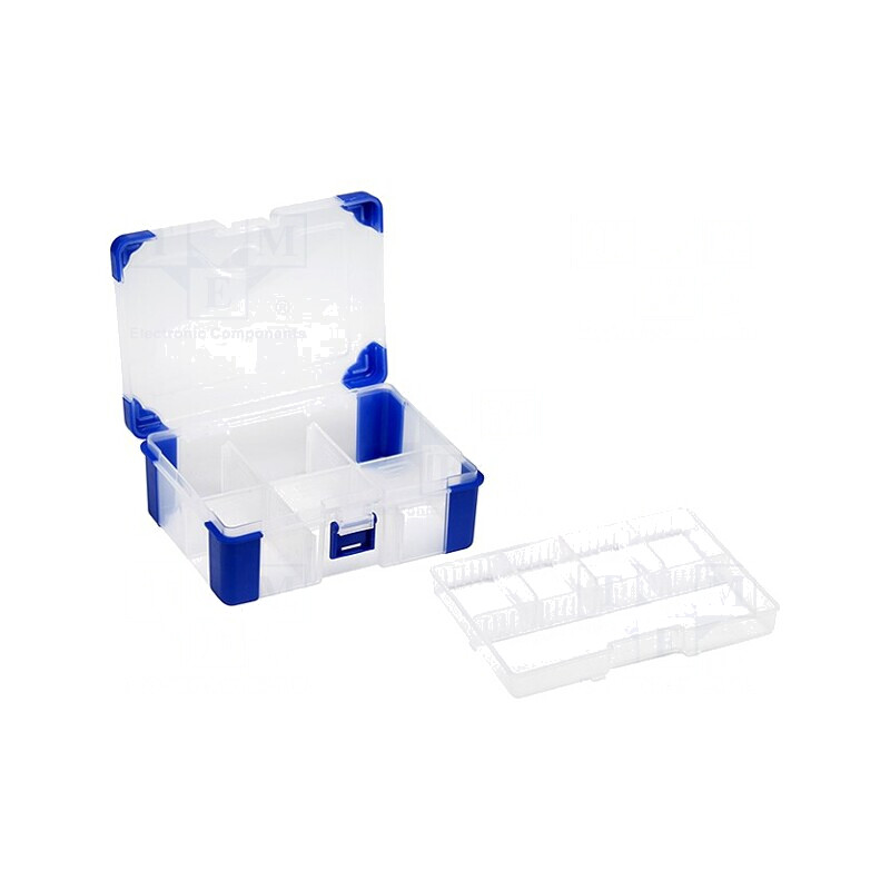 Container cu Partiții Polipropilenă 165x120x65mm | Electronic-mag.ro | Componente Electronice