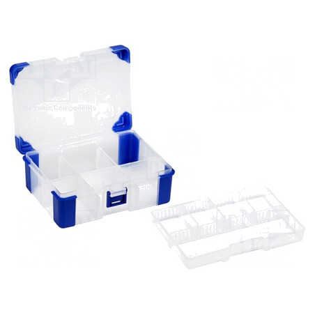 Container cu Partiții Polipropilenă 165x120x65mm | Electronic-mag.ro | Componente Electronice