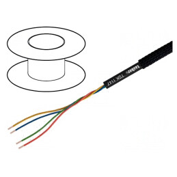 Cablu Audio pentru Căști, Negru, 100m | Electronic-mag.ro | Componente Electronice