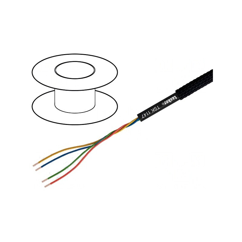 Cablu Audio pentru Căști, Negru, 100m | Electronic-mag.ro | Componente Electronice