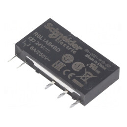 Releu Electromagnetic SPDT 24VDC 6A | Electronic-mag.ro | Componente Electronice