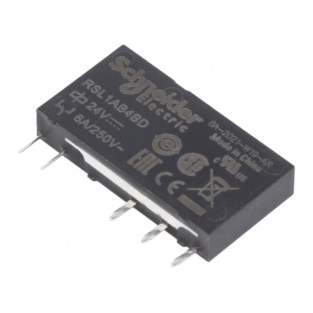 Releu Electromagnetic SPDT 24VDC 6A | Electronic-mag.ro | Componente Electronice
