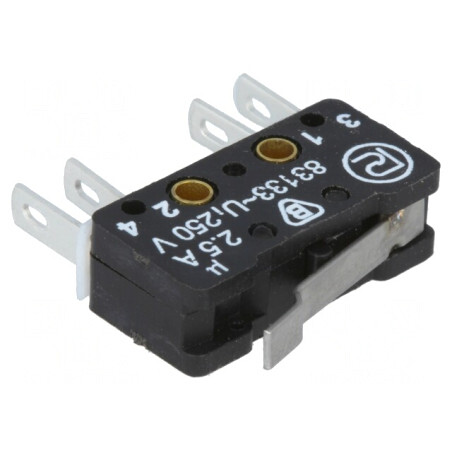 Microîntrerupător SNAP ACTION 2,5A 250VAC | Electronic-mag.ro | Componente Electronice