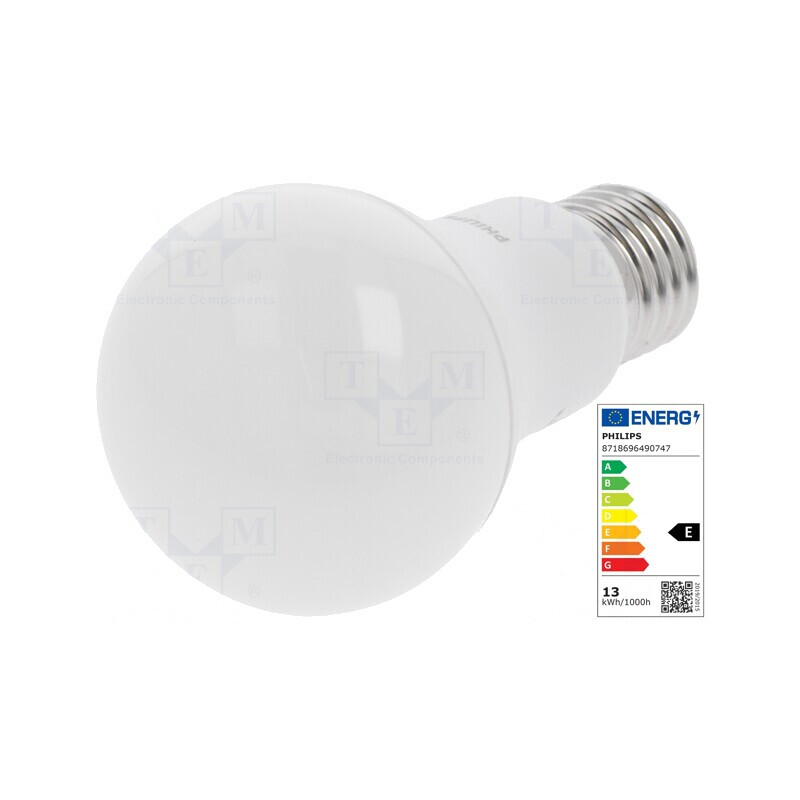 Lampă LED E27 13W 2700K Alb Cald | Electronic-mag.ro | Componente Electronice