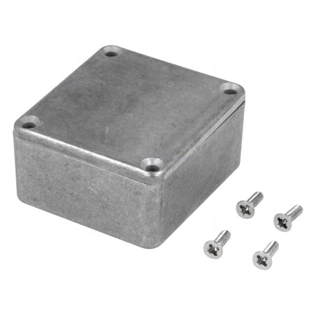 Carcasă Universală Aluminiu IP54 55x60x30mm | Electronic-mag.ro | Componente Electronice