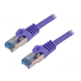 Cabluri de rețea patch cord S/FTP Cat 6a violet 5m