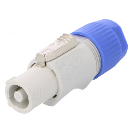 Conector Circular Tată CLIFFCON-P 20A 250VAC Gri pe Cablu | Electronic-mag.ro | Componente Electronice