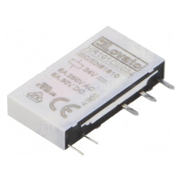Releu Electromagnetic SPDT 24VDC 6A 250VAC cu Soclu | Electronic-mag.ro | Componente Electronice